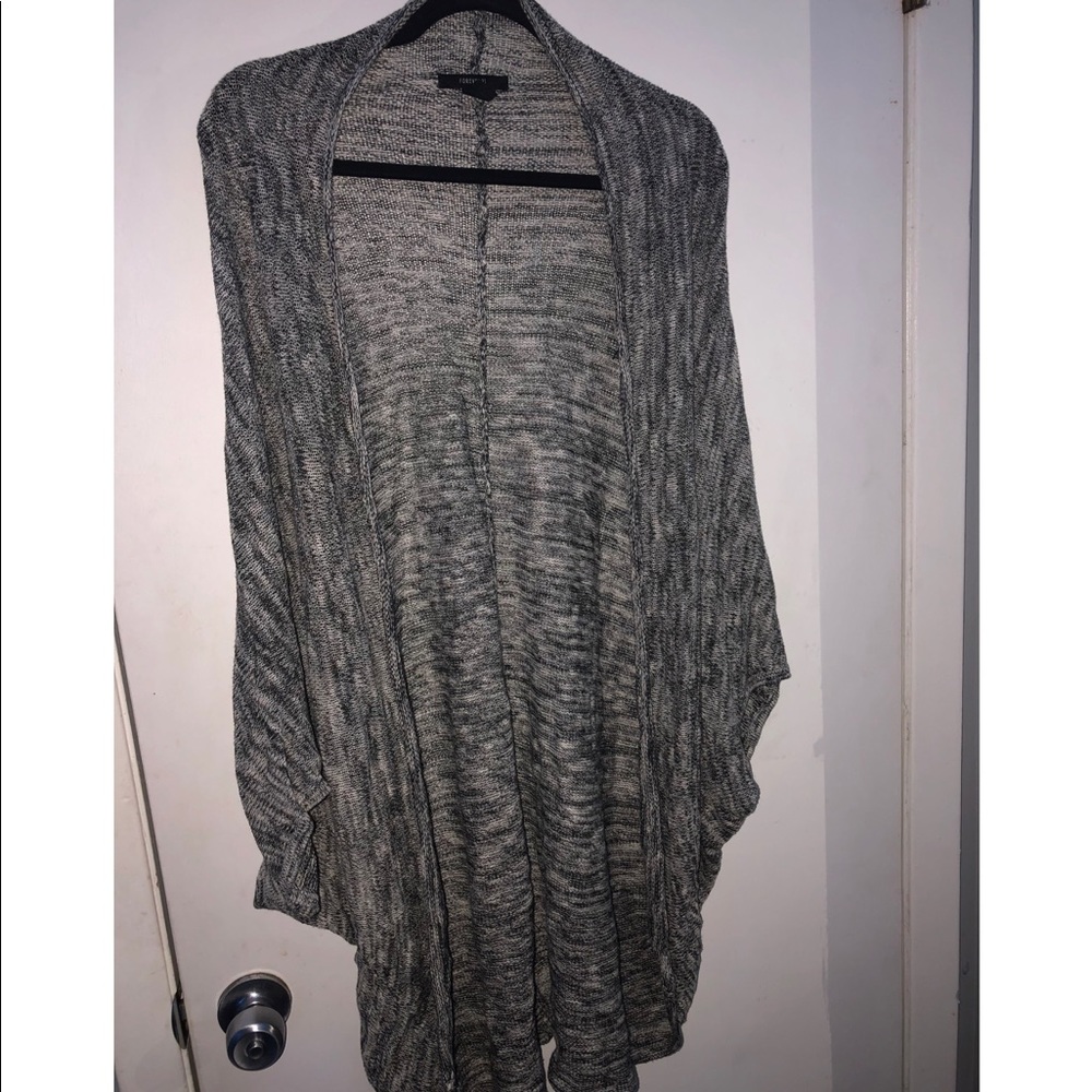 Heathered Grey Cardigan